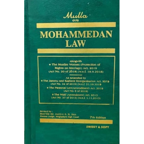 Mulla on Mohammedan Law [HB] by Sweet & Soft Publications